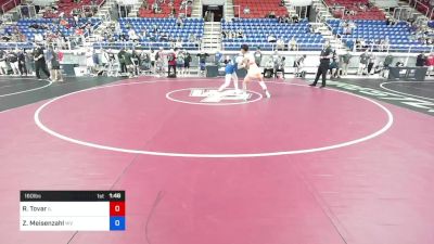 160 lbs Rnd Of 128 - Raphael Tovar, Illinois vs Zachary Meisenzahl, West Virginia