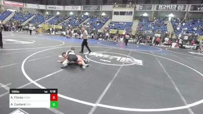 136 lbs Round Of 16 - Aniela Flores, Pomona Elite vs Ambie Custard, 308 Wr Ac