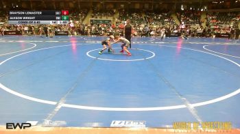 64 lbs Consi Of 8 #2 - Brayson LeMaster, Sebolt Wrestling Academy vs Jaxson Wright, Bartlesville Wrestling Club