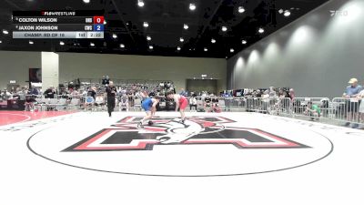 157 lbs Champ. Rd Of 16 - Colton Wilson, Ozark High School vs Jaxon Johnson, Cardinal Wrestling Club