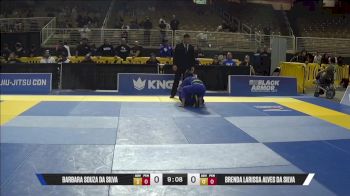 Brenda Larissa Alves Da Silva vs Barbara Souza Da Silva 2025 Pan Jiu Jitsu IBJJF Championship