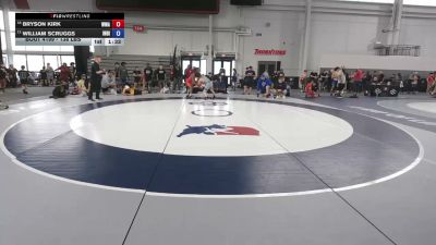 138 lbs Cons. Rd Of 16 - Bryson Kirk, Warren Wrestling Academy vs William Scruggs, Indiana