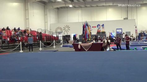 Ariel Gonzales - Floor, Iron Cross Gymnastic - 2021 Region 3 Women's Championships