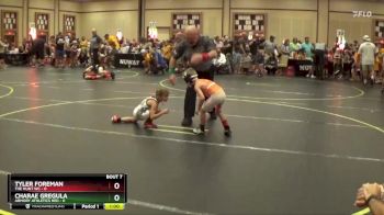 46 lbs Semis & 1st Wrestleback (8 Team) - Charae Gregula, Armory Athletics Red vs Tyler Foreman, The Hunt WC