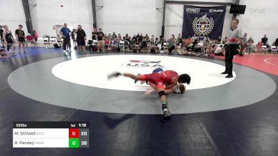 100 lbs Rr Rnd 1 - Michael Stillwell, Team Gotcha vs Arev Pandey, Mat Assassins K8 A