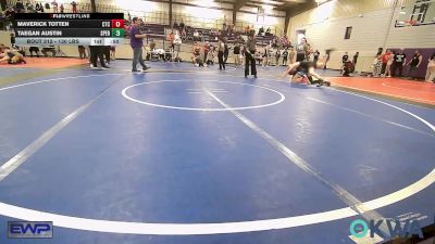 130 lbs Rr Rnd 2 - Maverick Totten, Cleveland Takedown vs Taegan Austin, Sperry Wrestling Club