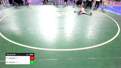 60 lbs Round Of 32 - Noah Kalebek, Fair Lawn vs Mike Kocher, Patriot