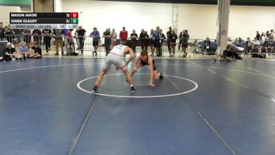 120 lbs Round Of 32 - Mason Jakob, TN vs Owen OLeary, NJ