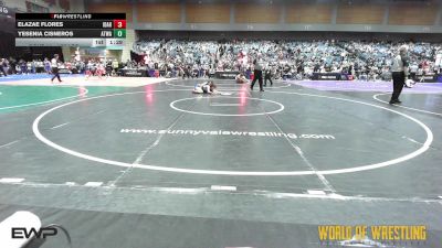 127 lbs Round Of 16 - Elazae Flores, Idaho Gold vs Yesenia Cisneros, Atwater Wrestling