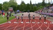 High School Girls' 100m Hurdles, Finals 1