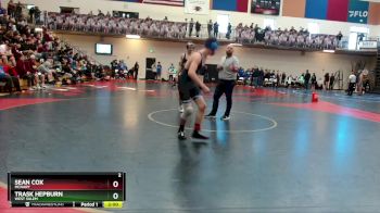 157 lbs Champ. Round 1 - Trask Hepburn, West Salem vs Sean Cox, McNary