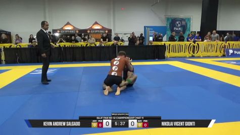 Nikolai Vicent Gionti vs Kevin Andrew Salgado 2026 Pan IBJJF Jiu-Jitsu No-Gi Championship