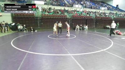 144 lbs Quarterfinal - Jacob Garrison, Palmetto vs Ricky Najar, Battery Creek