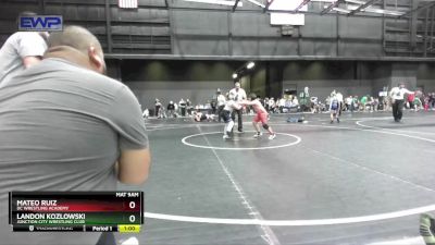 88 lbs Cons. Round 3 - Landon Kozlowski, Junction City Wrestling Club vs Mateo Ruiz, DC Wrestling Academy