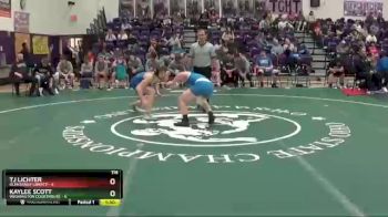 116 lbs Round 5 (6 Team) - TJ Lichter, Olentangy Liberty vs Kaylee Scott, Washington Courthouse