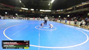 63 lbs Cons. Round 3 - Conrad Frascone, Prescott Mile High Middle Scho vs Taiden Massey, Camp Verde Middle School