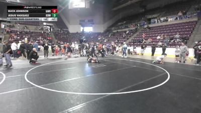 59 lbs Cons. Sub-quarters - Buck Johnson, GRIT Athletics Wrestling Club vs Jesus Vasquez, Steel City Reloaded Wrestling Club