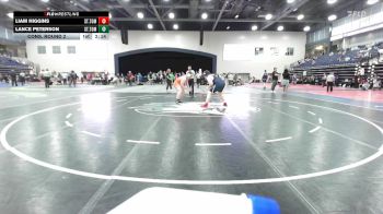 285 lbs Cons. Round 2 - Liam Higgins, St. Thomas University vs Lance Peterson, Unattached The Citadel