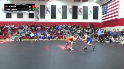 150 lbs Semifinal - Tyce Larson, Jesup vs Kael Jones, Dike-New Hartford