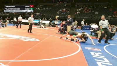 138 Class 2 lbs Cons. Round 2 - Martin Harrison, Father Tolton Regional Catholic vs Kaid Shaw, Southern Boone