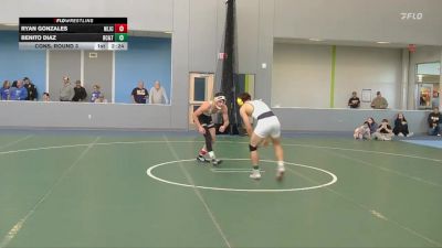 149 lbs Cons. Round 3 - Benito Diaz, Rochester Community & Tech. College vs Ryan Gonzales, Northeastern Junior College