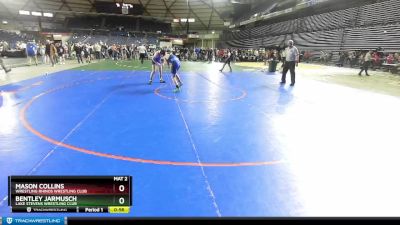 165 lbs 1st Place Match - Bentley Jarmusch, Lake Stevens Wrestling Club vs Mason Collins, Wrestling Rhinos Wrestling Club