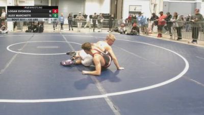 132 lbs Round Of 32 - Logan Svoboda, NE vs Alex Marchetti, PA