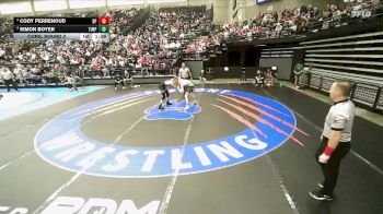 4A 132 lbs Cons. Round 2 - Cody Perrenoud, Deseret Peak vs Simon Boyer, Timpanogos