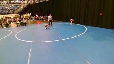 5th - 6th grade - 67 Cons. Round 3 - Kash Goddard, USA Mat Club vs Koyie Thompson, Big Game Wrestling Club