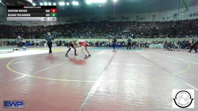 143 lbs Round Of 64 - Easton Neves, Fort Gibson Youth Wrestling vs Elijah Tolander, Victory Christian JH