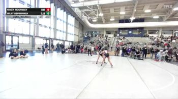 100 lbs Cons. Round 5 - Kinzy McCauley, Uintah vs Riley Esperanza, SLAM! NEVADA