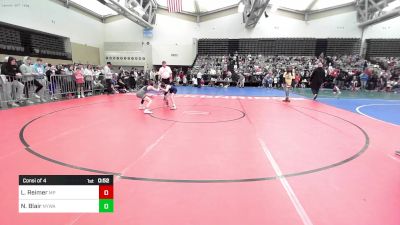 77-J lbs Consi Of 4 - Luke Reimer, Malvern Prep vs Noah Blair, Newtown (CT) Youth Wrestling