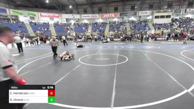 46 lbs 3rd Place - Corbin Henderson, Sargent Farmers vs Sawyer Uhland, Eads Jr Olympic