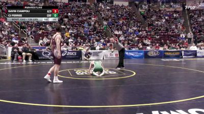 139 lbs 7th Place - Gavin Ciampoli, Altoona vs Cj Ferree, Central Dauphin