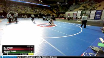 106 Class 1 lbs 3rd Place Match - Eli Sperry, Gallatin vs Bryson Dubes, Centralia