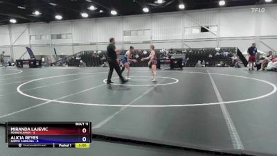 100 lbs Round 4 (6 Team) - Miranda Lajevic, Pennsylvania vs Alicia Reyes, North Carolina