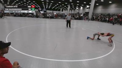 67 lbs Cons. Rd Of 16 - Carson Otto, Predator Wrestling vs Tom Rausenberger, Sebolt Wrestling Academy