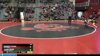 120 lbs 5th Place Match - Caden Ervin, Pleasant Valley vs Garrett Evans, Bettendorf