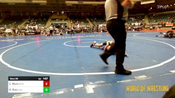 101 lbs Round Of 16 - Carson Blum, MIGRTC vs Rocco Ruiz, Gladiator Wrestling Academy