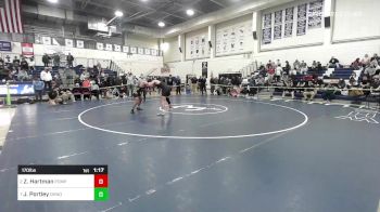 170 lbs Quarterfinal - Zachary Hartman, Pomperaug vs John Portley, Daniel Hand