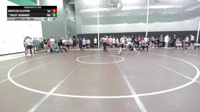 126 lbs Champ. Round 2 - Braylin Slover, Tuttle High School vs Riley Sumner, Purler Wrestling Academy