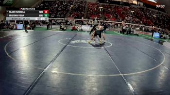 5A 126 lbs Champ. Round 1 - Elam Russell, Twin Falls vs Tristan Vega, Burley