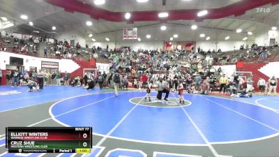 40 lbs Round 3 - Elliott Winters, Warrior Wrestling Club vs Cruz Shue, Western Wrestling Club