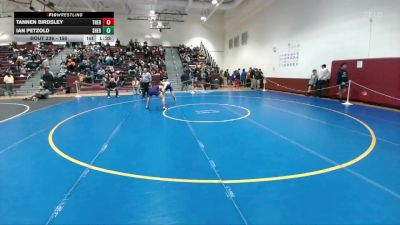 150 lbs Champ. Round 2 - Ian Petzold, Sheridan vs Tannen Birdsley, Thermopolis