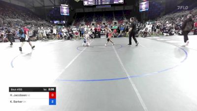 126 lbs Rnd Of 128 - Hunter Jacobsen, Nebraska vs Kolten Barker, Ohio