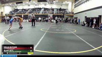 106 lbs Cons. Semi - Elijah Hedges, Maurer Coughlin Wrestling Club vs Blake Getz, Roncalli Wrestling Foundation