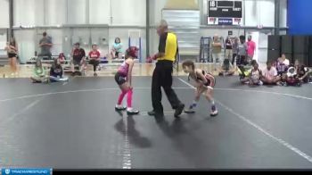 49 lbs Round 5 (6 Team) - Adelle Dunaway, American Gladiators-Lady Saints vs Kinsley Kothenbeutel, The Funky Singlets