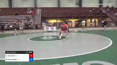 86 kg Consi Of 16 #1 - Aj Burkhart, Lehigh Valley Wrestling Club vs Neil Antrassian, Pennsylvania RTC