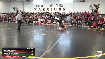 113 lbs Round 3 - Jagger White, Nashua-Plainfield vs Kolton Grotegut, Waukon