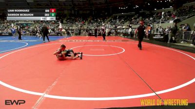 43 lbs Semifinal - Liam Rodriguez, Grindhouse vs Dawson McMahon, Shootbox Wrestling Club